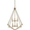 Quoizel VP5208WS Eight Light Foyer Pendant Viewpoint Weathered Brass