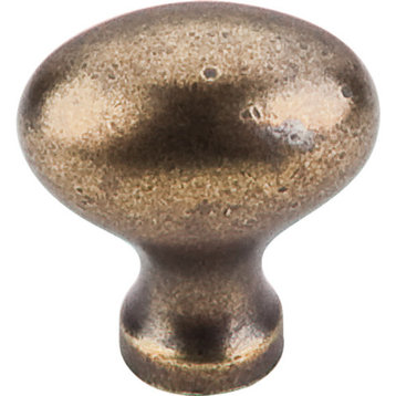 Top Knobs  -  Egg Knob 1 1/4" - German Bronze