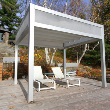 PERGOTENDA KUBO - motorized retractable canopy system