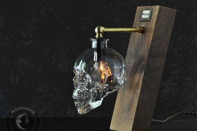 The Balance - Crystal Head Vodka Bottle Skull Desk Lamp