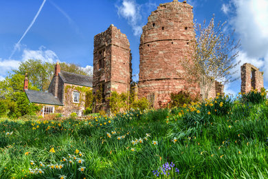 Design ideas for a traditional garden in West Midlands.