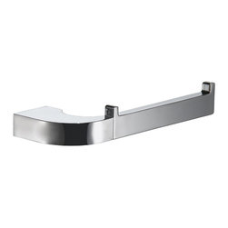 Secret Bath - Chloe Wall Toilet Paper Holder Without Lid, Polished Chrome - Toilet Paper Holders