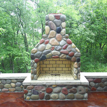 Outdoor fireplace