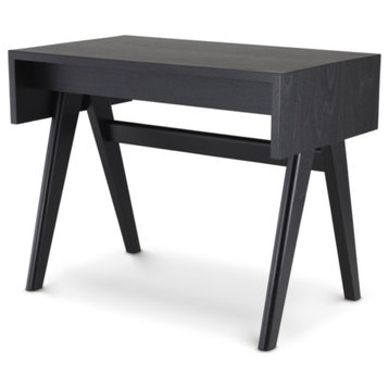Black Wooden X-Leg Desk | Eichholtz Fernand