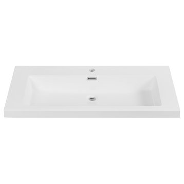 40" Solid Surface Resin Streamline K-0886-40 Vanity Top