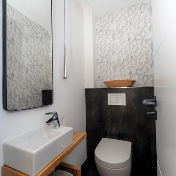 Gäste-WC in Szene gesetzt