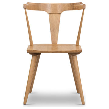 Poly and Bark Enzo Dining Chair, Oak