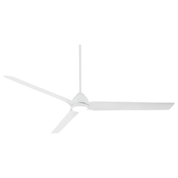 Minka-Aire Java Xtreme 84" LED Outdoor Ceiling Fan F754L-WHF, Flat White