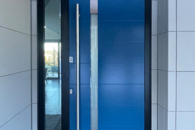 Inspiration for a modern entryway remodel in Denver