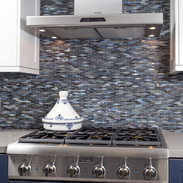 Making Use of Forgotten Space: Transitional Style Kitchen in Hermosa Beach, CA