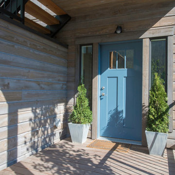 AquaFir™ Reclaimed Barn Wood Alternative Natural Wood Siding - Jackson residence