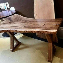 Atherton Residence Custom Desk - Desks And Hutches