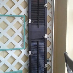 Reclaimed Wood Wall Painted Coat Rack - Coatracks And Umbrella Stands