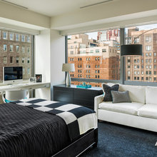 bedroom + office
