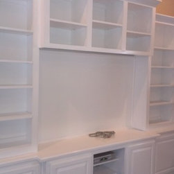 White wall unit - Media Storage