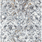 Tayse - Estrella Transitional Damask Gray/Teal Runner Rug, 2.7'x10' - Create a glamorous setting with this high-low pile rug that has refined character and lots of texture. The overall damask pattern is distressed for a softer appearance. Vacuum on high pile setting to remove debris taking care to avoid fraying the edges. Rotate periodically to extend the life of your investment.