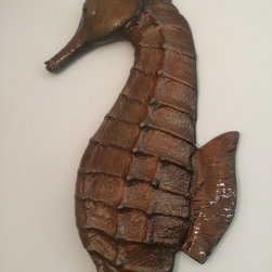 Extra Large Seahorse Prototype - Wall Sculptures
