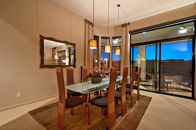 Trendy dining room photo in Phoenix