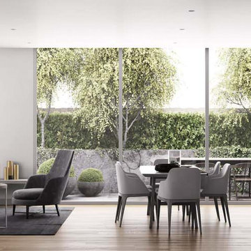Minimalistic and Stylish Kitchen 3D Design.