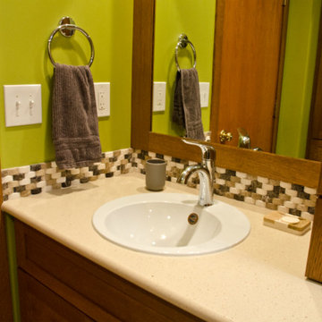 A warm, bright, inviting space.