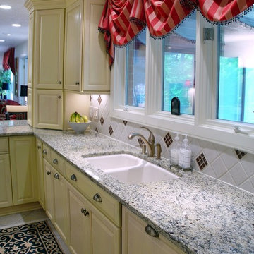 Pale Yellow Kitchen Remodel