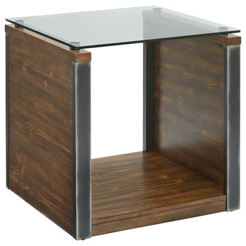 Midtown Glass End Table
