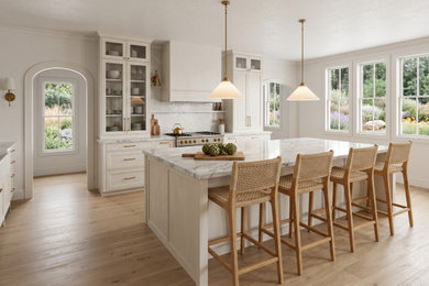 Example of a classic kitchen design in Other