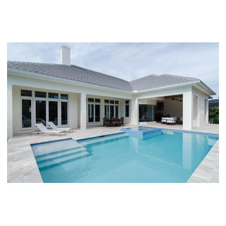 Island Transitional New Construction - Contemporary - Pool - Miami - by ...