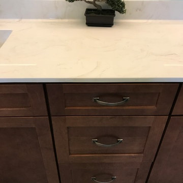Waypoint and Contractors Choice Cabinetry- 650F Painted Silk Kitchen