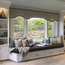 Bay windows with seats