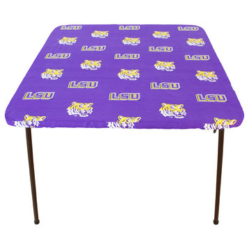 Louisiana State Tigers Card Table Cover, 33"x33"