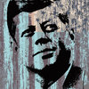 John F Kennedy JFK Pop Art Warhol style print, 18x24 Rolled