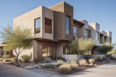 Example of a trendy exterior home design in Phoenix