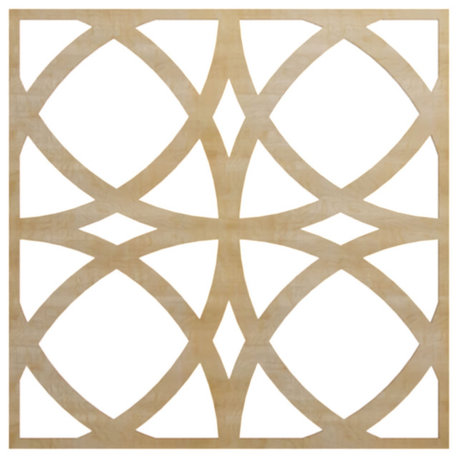 Large Fleetwood Decorative Fretwork Wood Wall Panels, Birch
