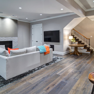 A Basement with Style & Functionality