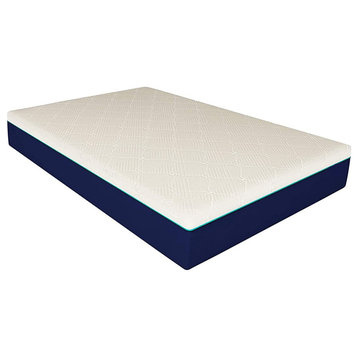 Comfortable Mattress, 4 Layer Support Memory Foam for Pressure Relieving, Queen
