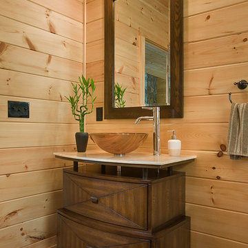 Log Homes & Cabins - Coventry Log Homes - Custom Craftsman #3