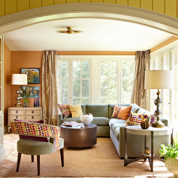 Colorful, Earthy Home Interiors