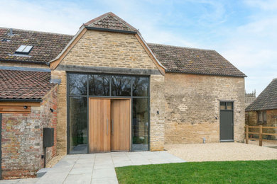 Large rural house exterior in Wiltshire.