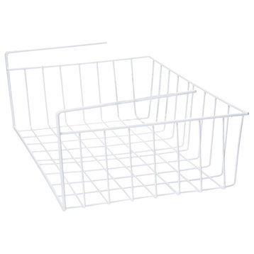 Under Shelf Storage Organizer Wire Basket, Medium, 1-Pack