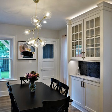 Black and White Village Kitchen