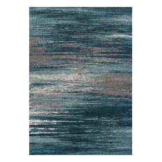 Dalyn Modern Grays MG5993 Rug, Teal, 5'3"x7'7"
