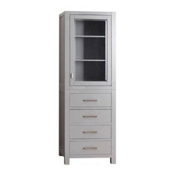 AVANITY MODERO-LT24-CG MODERO LINEN TOWER - 24 INCH CHILLED GRAY - Bathroom Cabinets