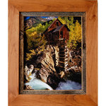 My Barnwood Frames - Rustic Frames, Alder Wood & Barnwood Frame, Sagebrush Series, 5"x20" - *PLEASE NOTE - Glass is included with frame sizes 16x20 or smaller. Larger sizes do not include glass due to the high risk of breakage in shipping.