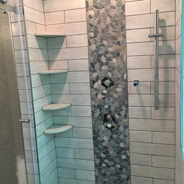 Jetted Tub-to-Tile Shower Conversion