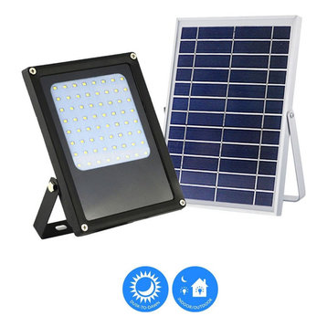 6-Watt Outdoor Integrated LED Landscape Flood Light W/ Panel, EE805W-SFLH