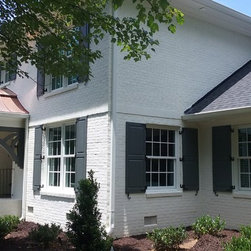 Raised Panel Exterior Shutters - Window Treatments