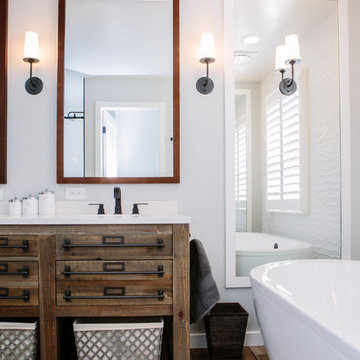 Stapleton Farmhouse Contemporary Bathroom