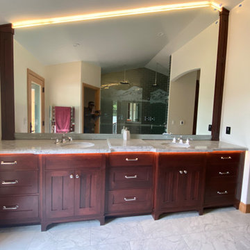 Modern Mountain Master Bath