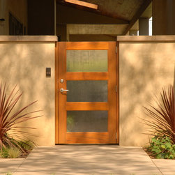 Modern Wood Gates - Home Fencing And Gates